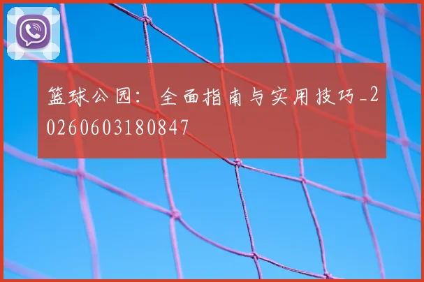 篮球公园:全面指南与实用技巧_20260603180847