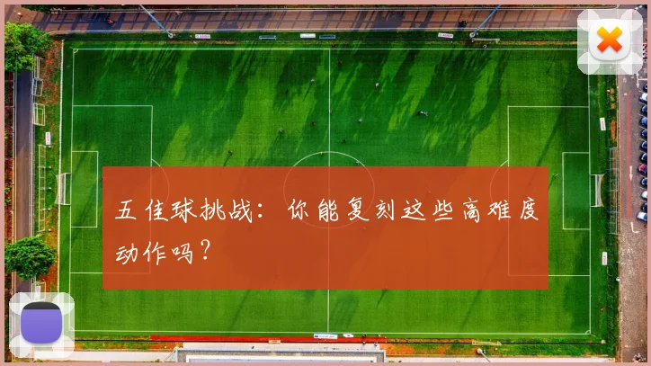 五佳球挑战：你能复刻这些高难度动作吗？